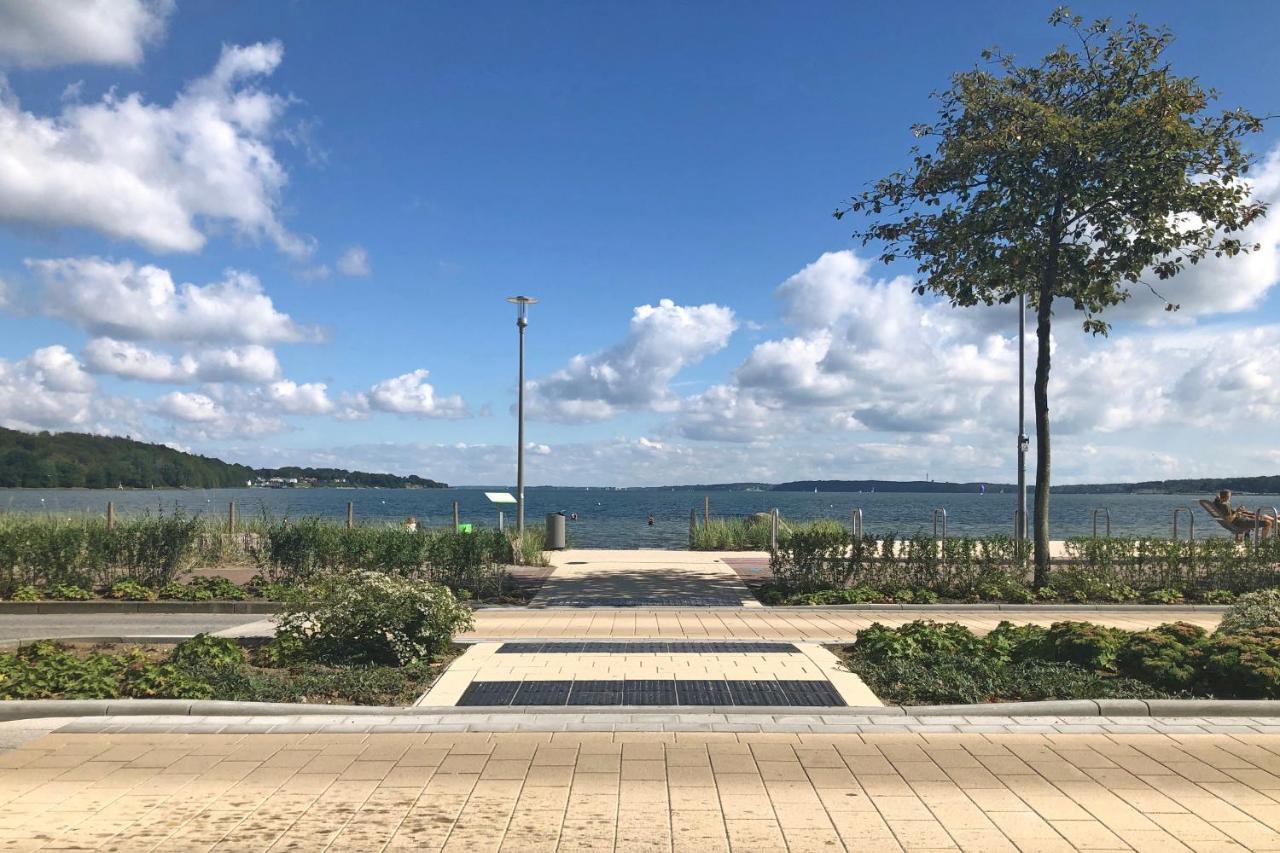 Fewo1846 Strandresidenz Wassersleben - Muschelnest - Stilvolles Studioapartment Mit Balkon Harrislee Eksteriør bilde