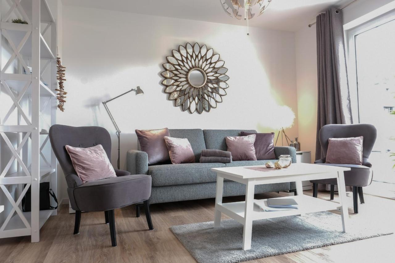 Fewo1846 Strandresidenz Wassersleben - Muschelnest - Stilvolles Studioapartment Mit Balkon Harrislee Eksteriør bilde