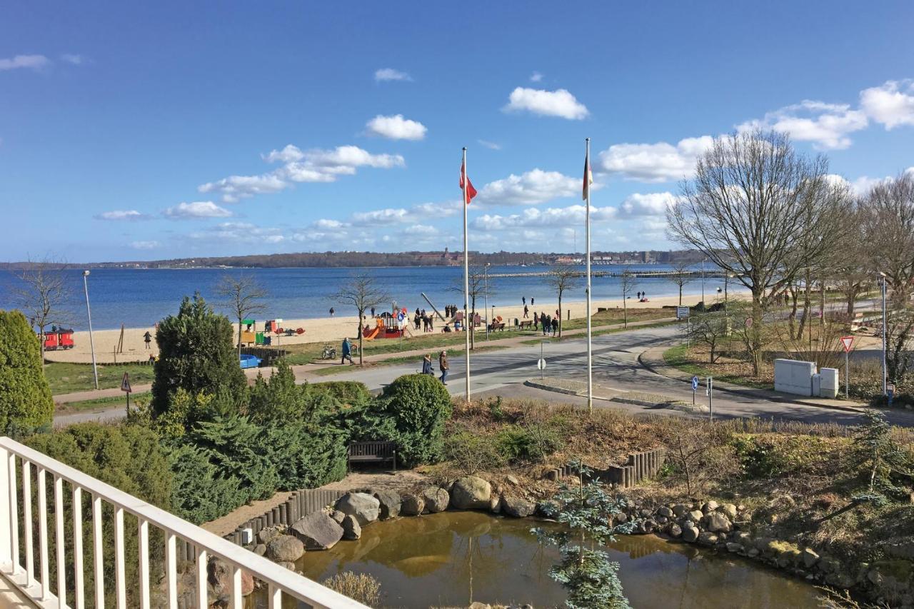 Fewo1846 Strandresidenz Wassersleben - Muschelnest - Stilvolles Studioapartment Mit Balkon Harrislee Eksteriør bilde