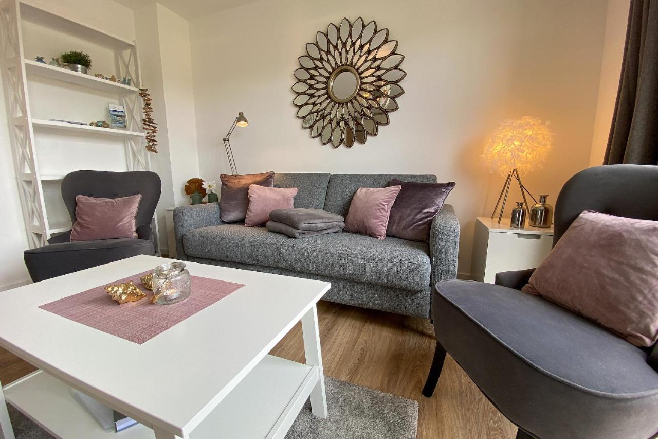 Fewo1846 Strandresidenz Wassersleben - Muschelnest - Stilvolles Studioapartment Mit Balkon Harrislee Eksteriør bilde